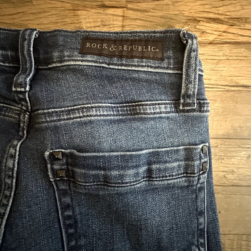 Rock & Republic Distressed Berlin Skinny Jeans - Picture 6 of 9